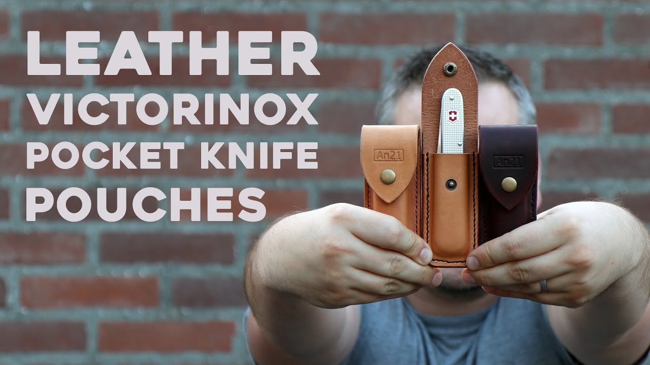 Wet Molding Leather and Making Pouches for Victorinox Swiss Army Knives