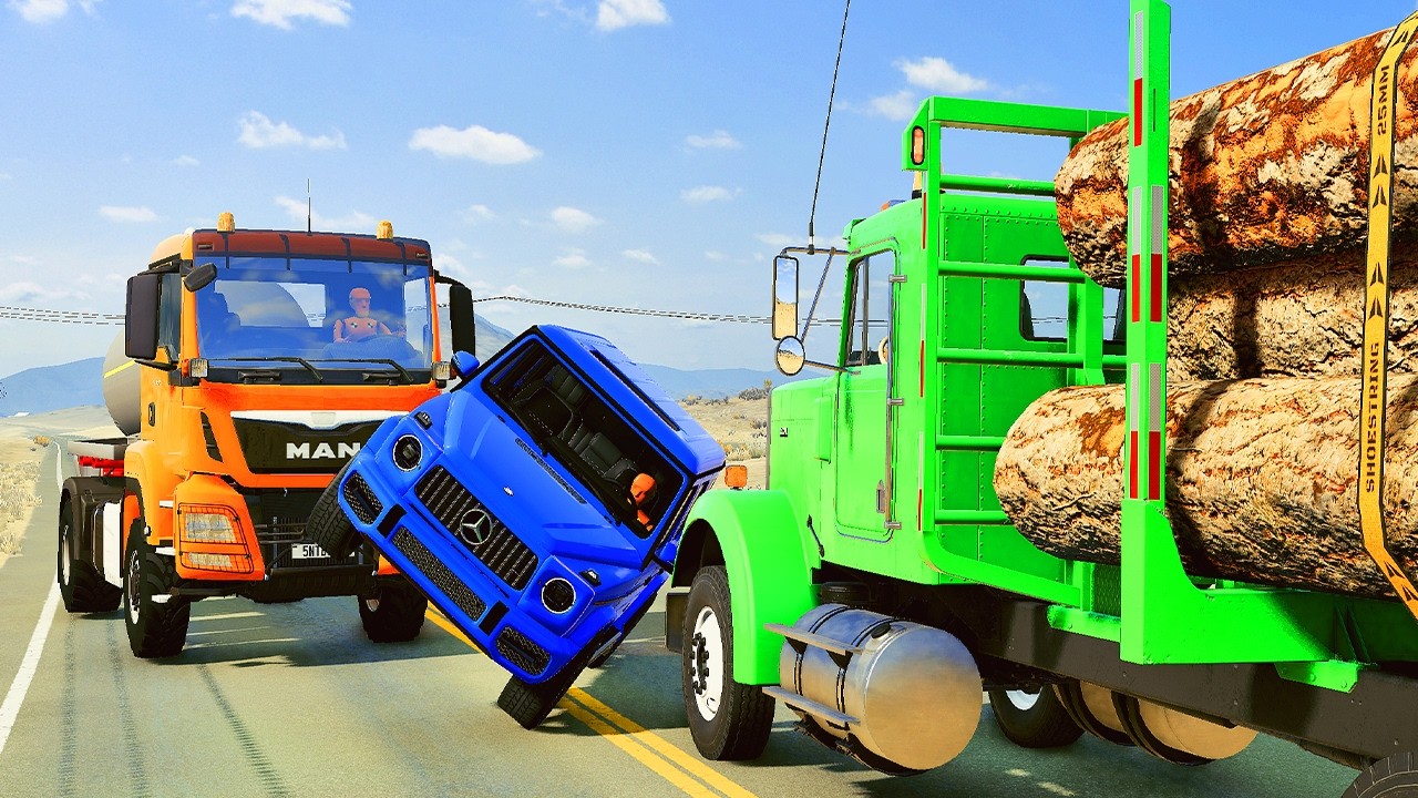 BRUTAL Reckless Driving Leads to Massive Crashes #01 [BeamNG.drive] | Zom Drive