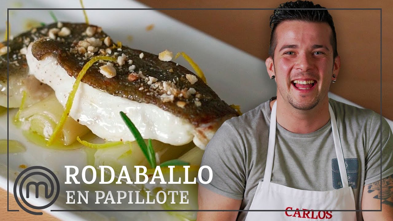 Rodaballo en papillote ¡Fácil y saludable! | Receta paso a paso con Carlos de MASTERCHEF 3