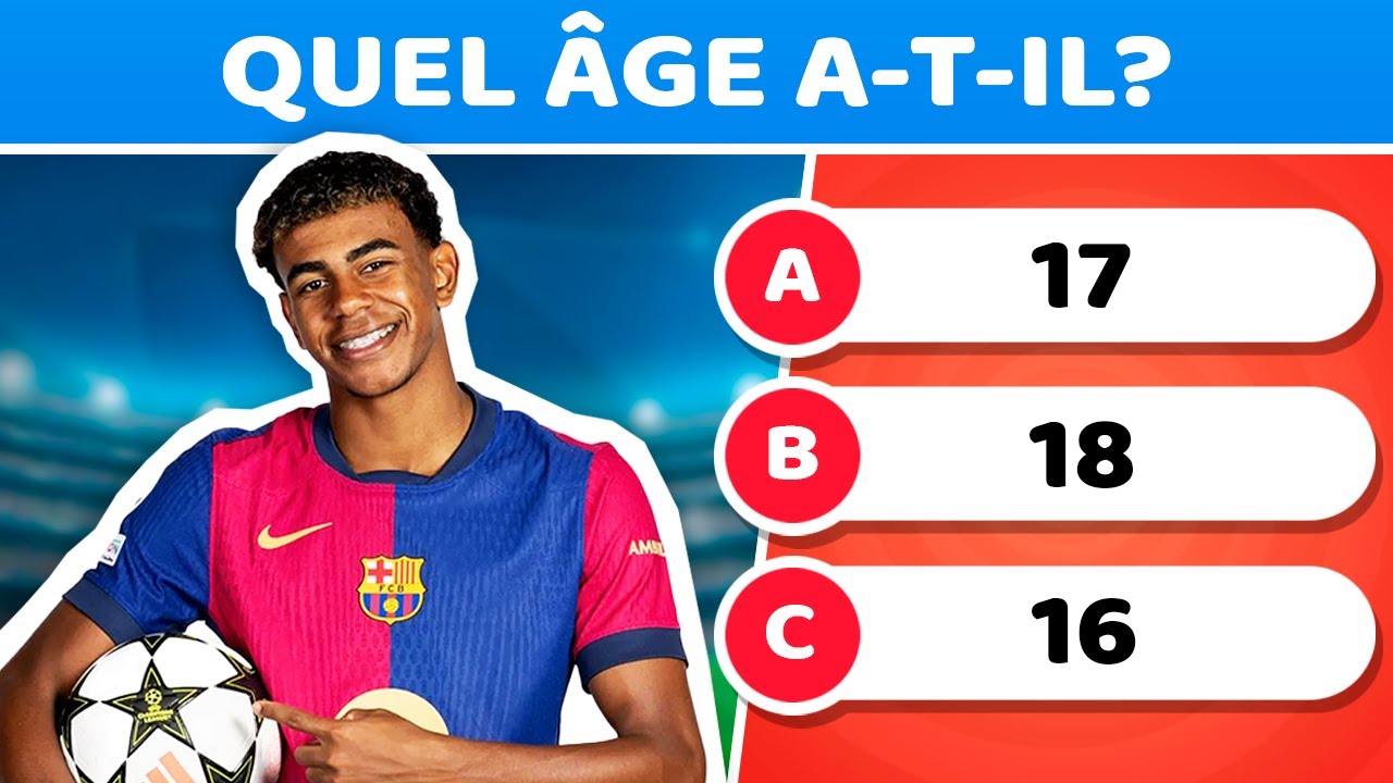 ⚽ Que savez-vous de Lamine Yamal ? | Questions sur le football 2026