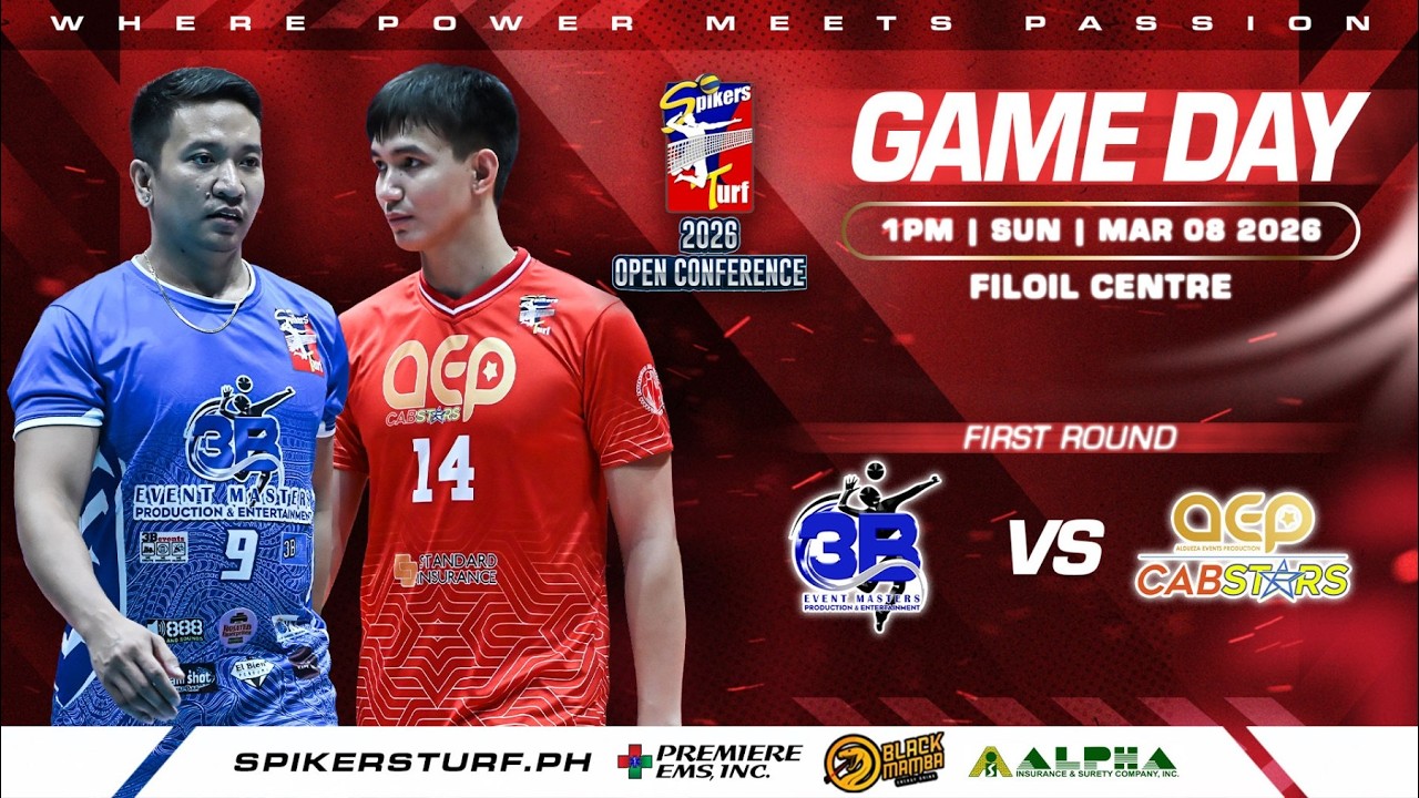3B EVENT MASTERS vs. AEP CABSTARS - Full Match | First Round | 2026 Spikers' Turf Open Conference