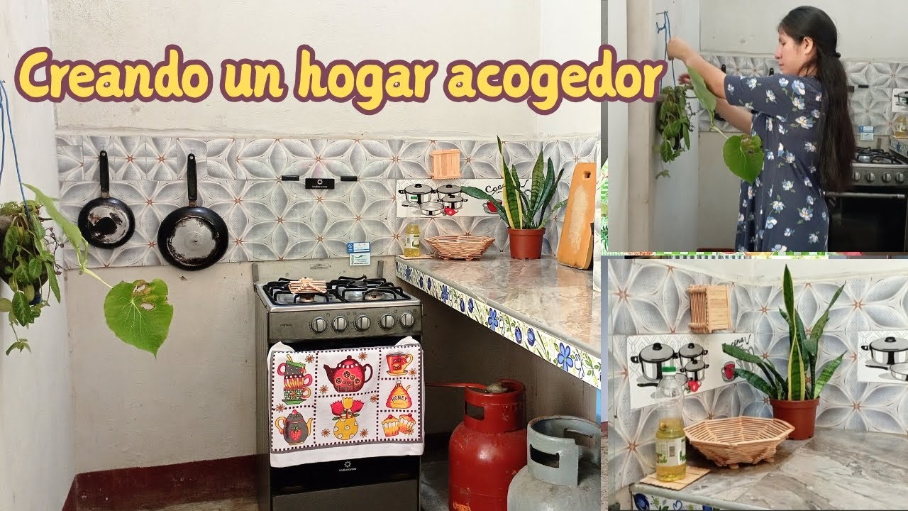 Transformando mi Cocina con plantas y canastas' ☘️🧺 ( cero presupuesto)