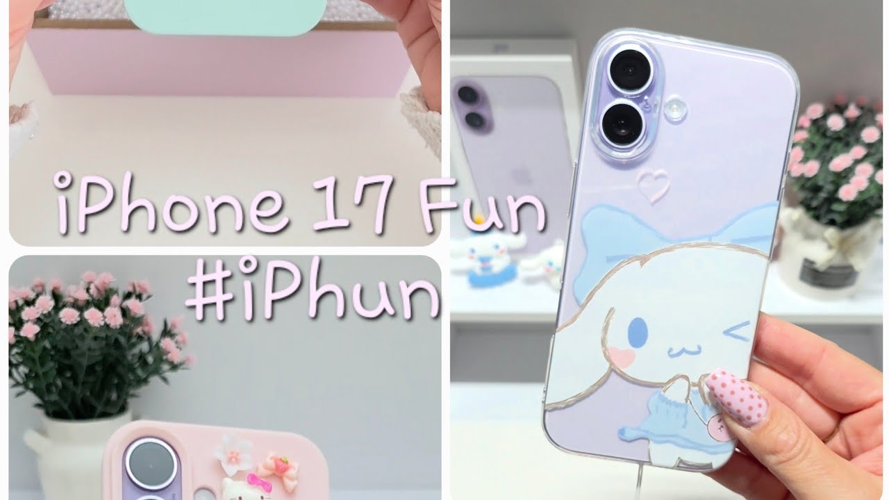 iPhone 17 Lavender fun customization compilation 💜🫧🌷