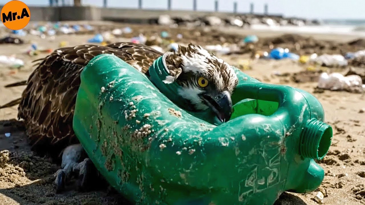 Heartbreaking Rescue of a Sea Hawk Trapped in a Plastic Jar | Animal Rescue