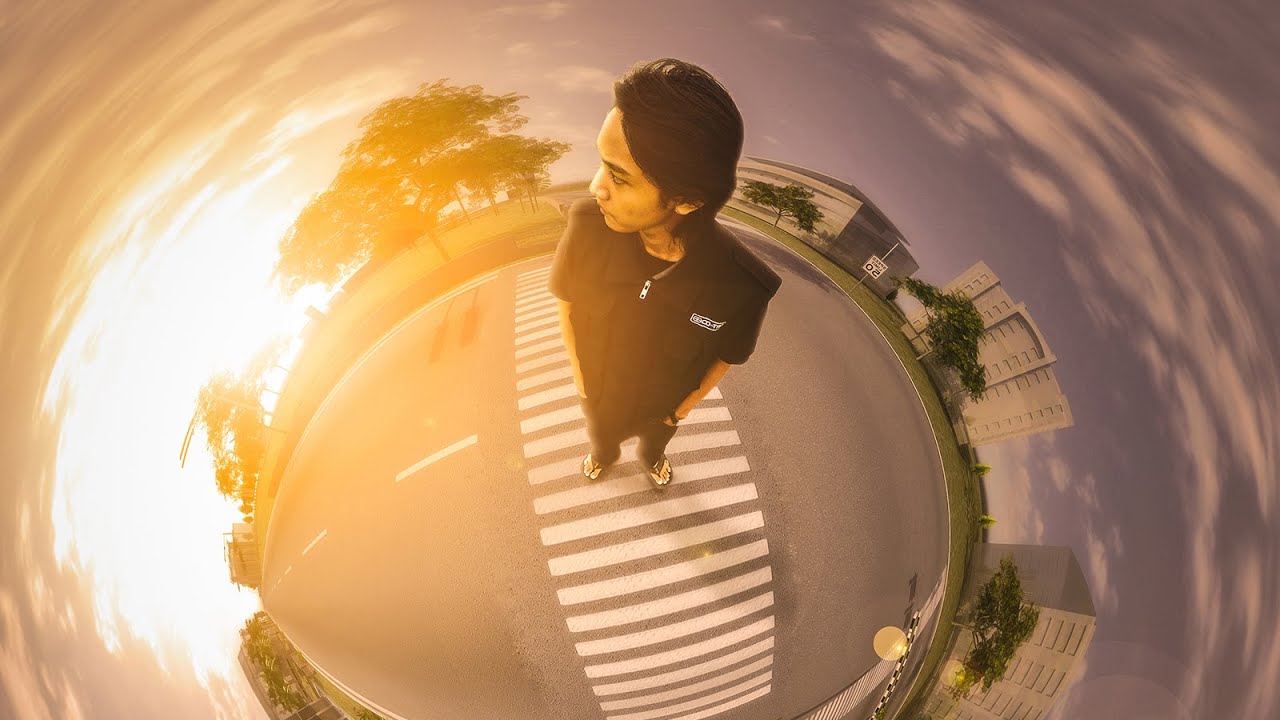 How to make Tiny Planet or Roll World manupulation Effect on Photoshop