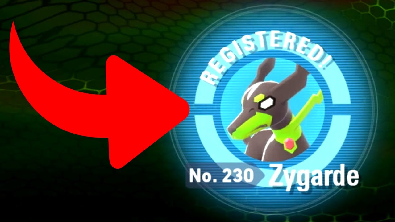Как получить Зайгарда в Pokémon Legends: Z-A