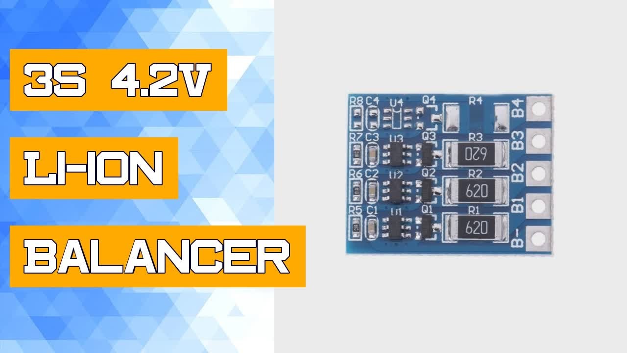 3S 4.2V Li-ion Balancer Board Balancing Full Charge Battery Balance Board