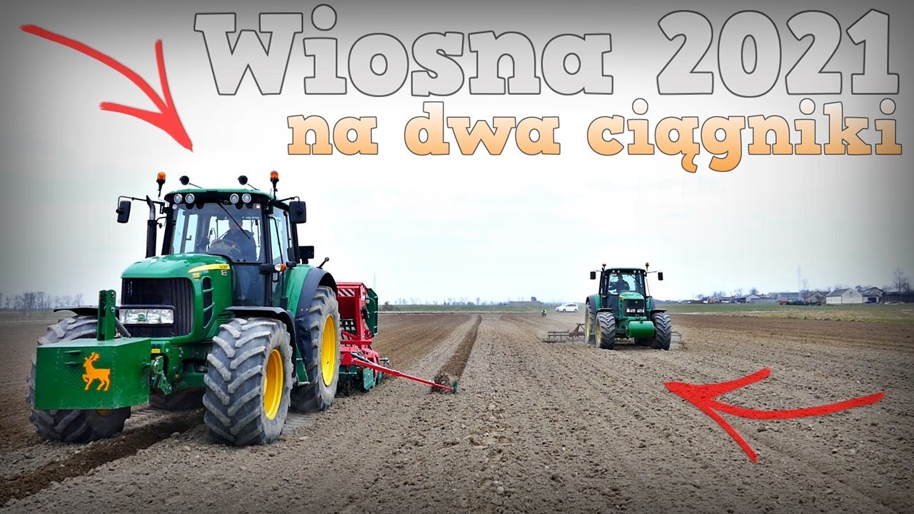 2x JohnDeere w polu, 60'tka BOKIEM 😱 Siew Jęczmienia u Mateusza - NOWE NABYTKI