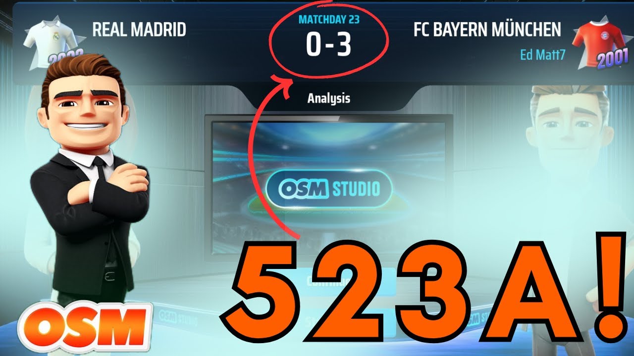 OSM BEST TACTICS: 523A!