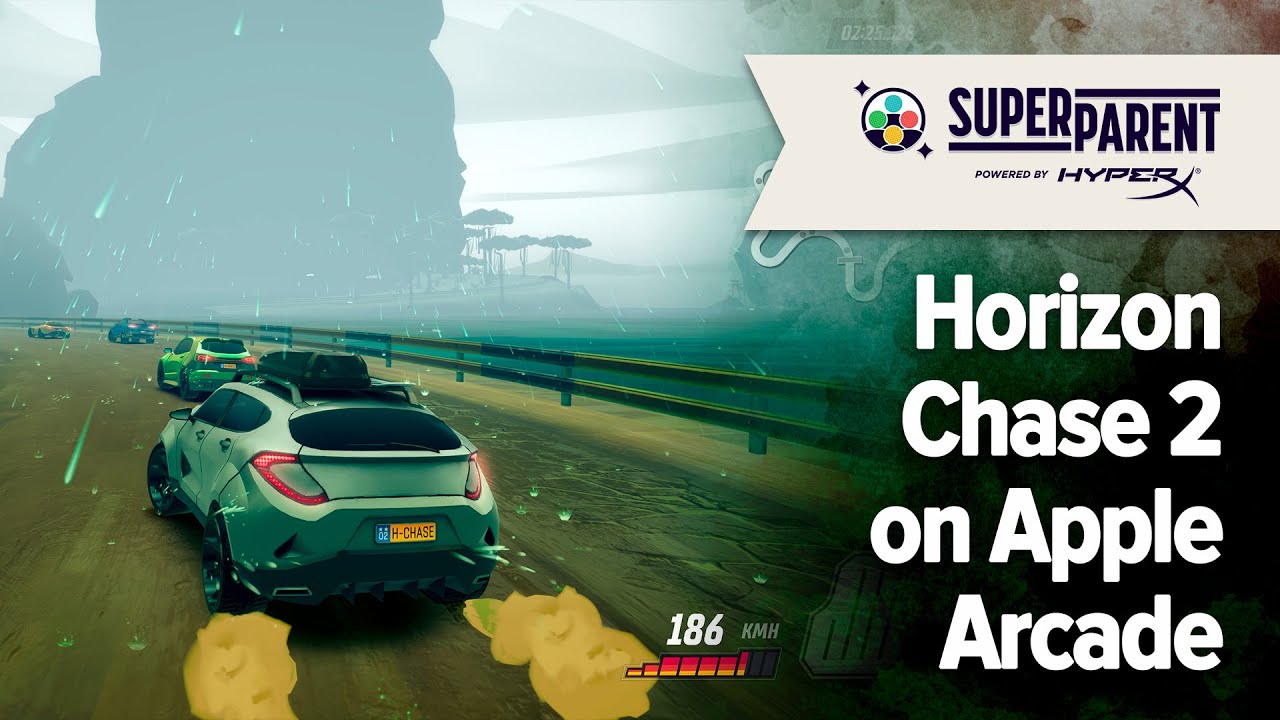 Horizon Chase 2 Apple Arcade iPhone Gameplay / No Commentary - SuperParent First Look