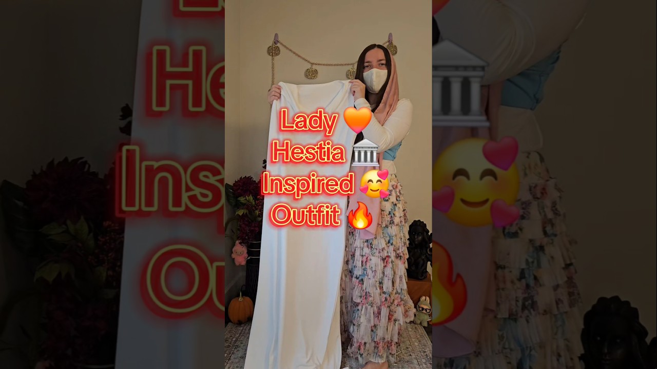 Lady Hestia Inspired Outfit Goddess of the Hearth & Flame Styling Greek Goddess Fashion #fashion #fy