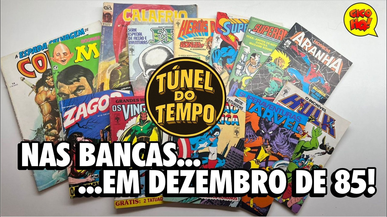 Esses gibis de 1985 valem OURO! Veja tudo o que saiu em Dezembro!