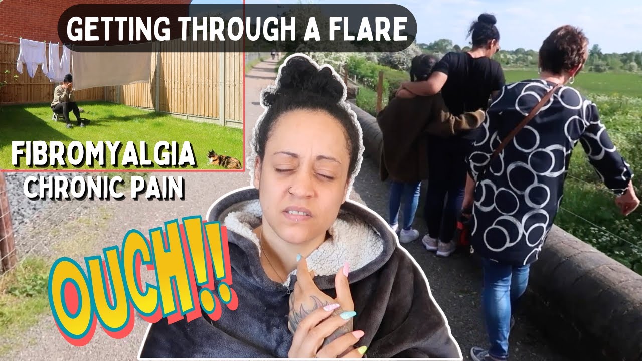 Getting Through a FIBROMYALGIA FLARE | Chronic Pain, Fatigue, Nausea, Exercise | Day in the Life