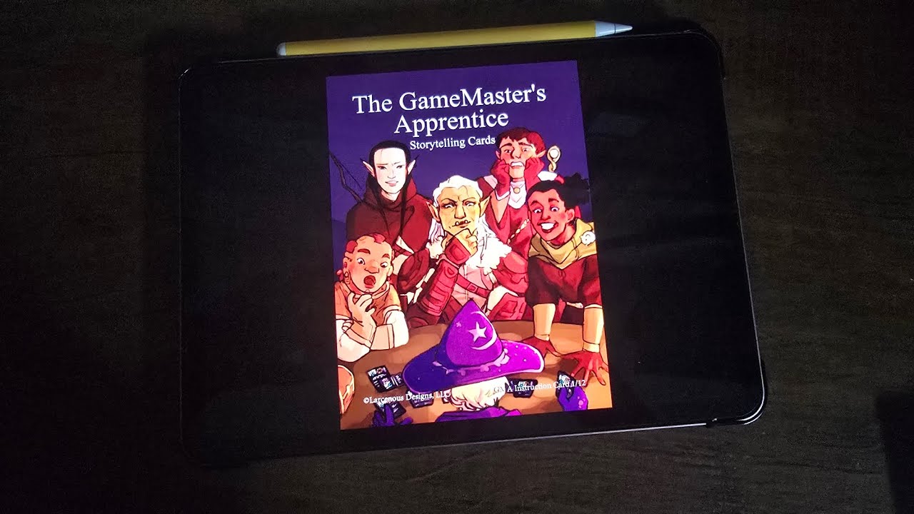 The GameMaster's Apprentice Deck is a fantastical solo RPG tool