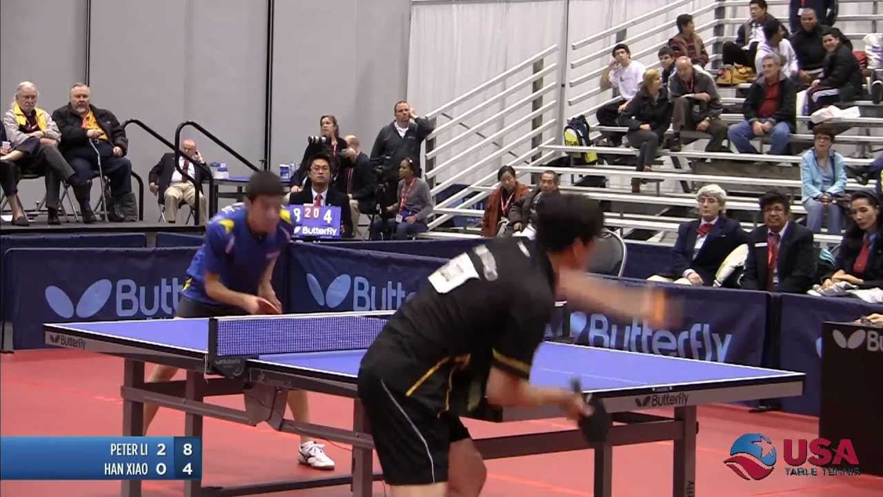 Men's Singles Final: Peter Li vs. Han Xiao - 2011 US Table Tennis Championships