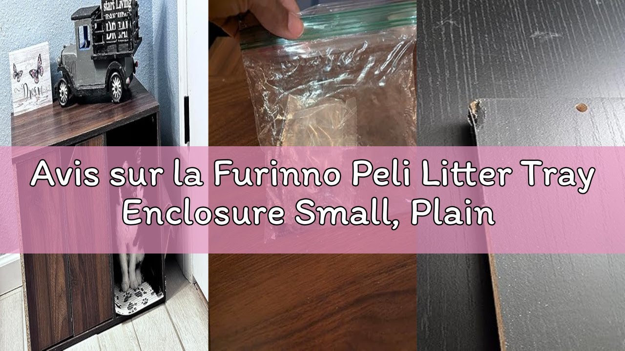 Avis sur la Furinno Peli Litter Tray Enclosure Small, Plain White
