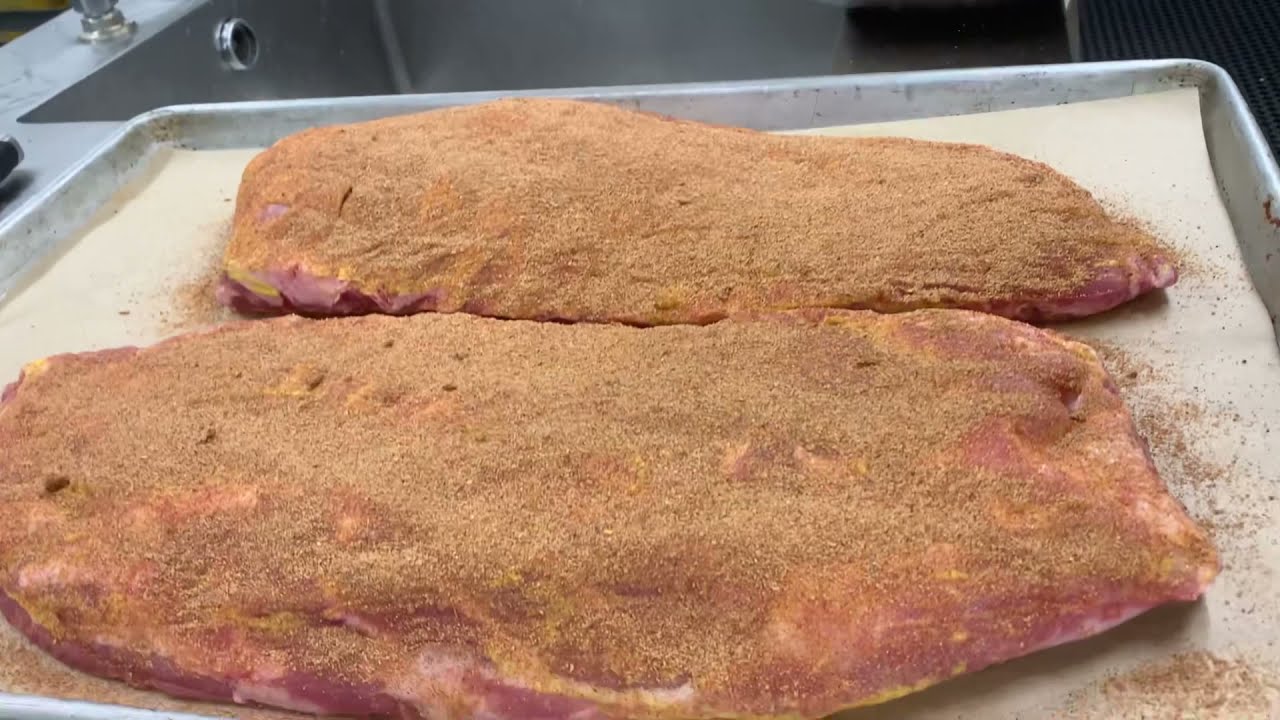 BBQ Marinaded Pork Ribs | Pork Ribs | Italian Street Food | Barbecue || Raz Lama