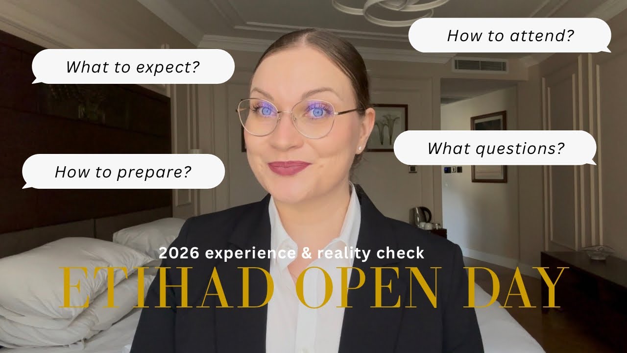 ETIHAD CABIN CREW OPEN DAY 2026 ✈️  recruitment process explained & my experience