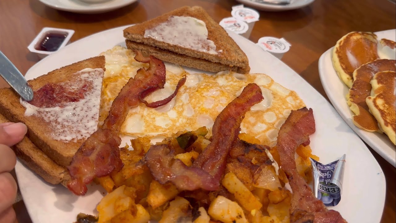 SQUIRES DINER ダイナー American Breakfasft in New York USA ニューヨーク朝食 朝ごはん
