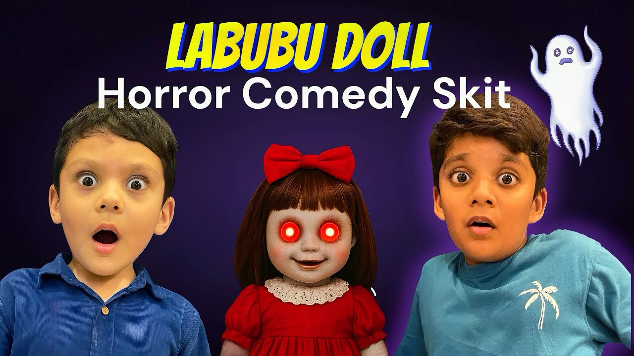 👻 Labubu Doll Horror Skit | Amk World | Funny & Scary