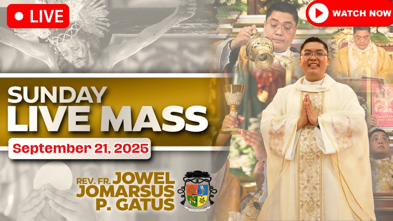 SUNDAY FILIPINO LIVE MASS TODAY ONLINE II SEPTEMBER 21, 2025 II FR. JOWEL JOMARSUS GATUS