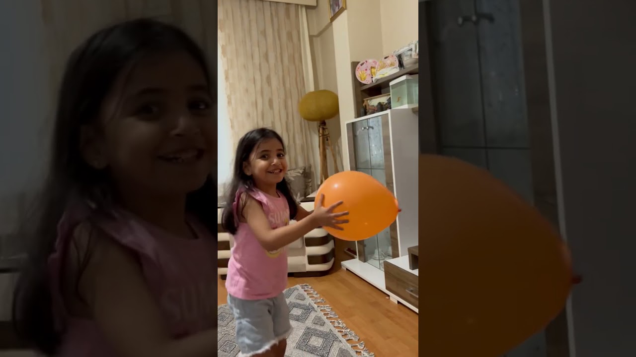 Asel ve lilya balon oynuyor #baby #keşfet #keşfetbeniöneçıkar #shortvideo #funny 