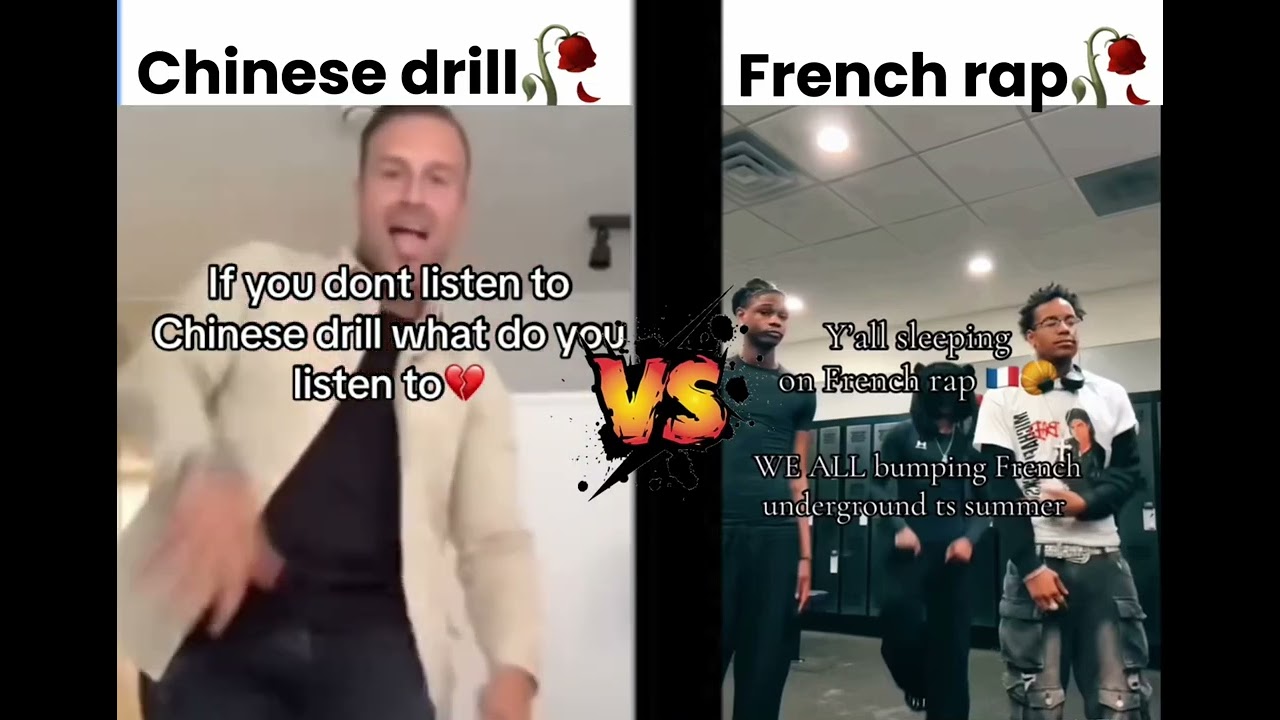 Chinese drill vs Underground French rap🥀