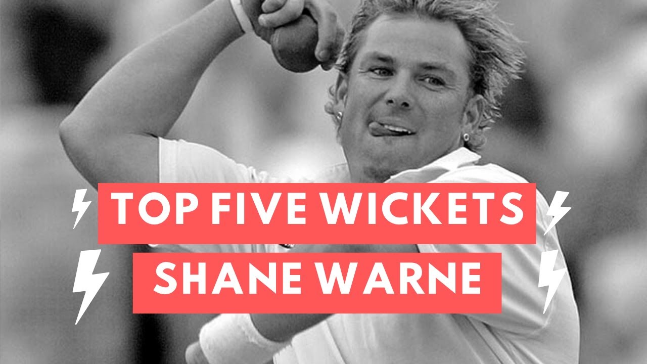 Top 5 wickets of Shane Warne | Ball of the century