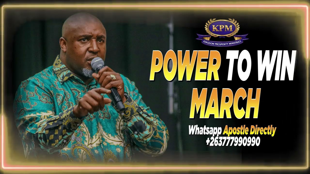 POWER TO WIN IN MARCH  - APOSTLE RODNEY CHIPOYERA   PRAYERSHIFT