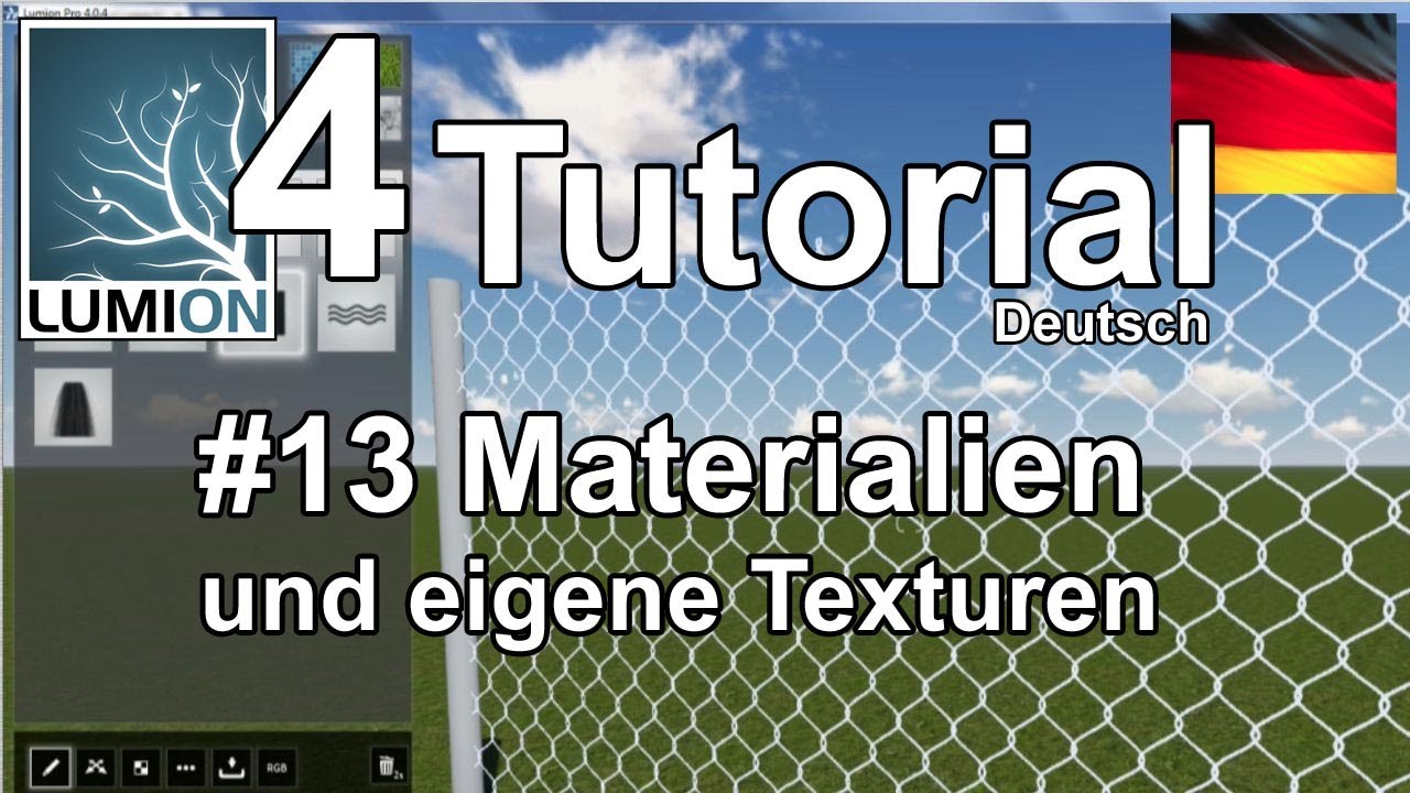 Lumion 4 Tutorial #13 Materialien und eigene Texturen (Deutsch)