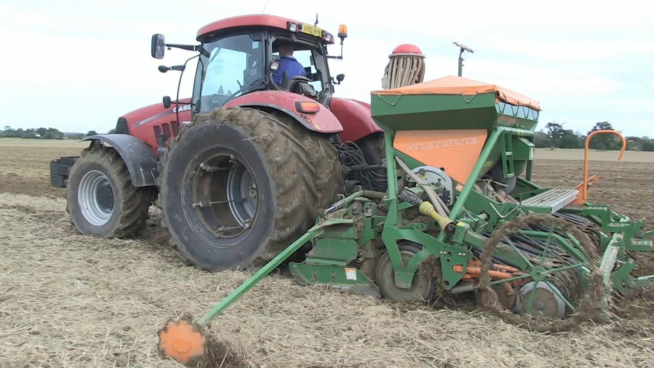 CASE IH PUMA 210 AND AMAZONE COMBINATION DRILL