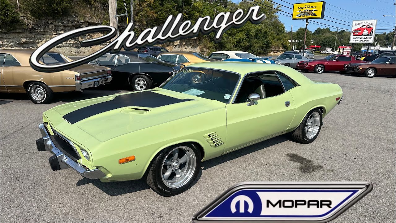 Test Drive 1973 Dodge Challenger SOLD $25,900 Maple Motors #2776