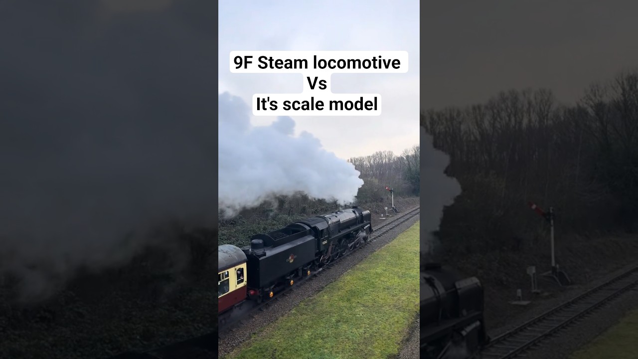 9F Steam locomotive model #ooscale