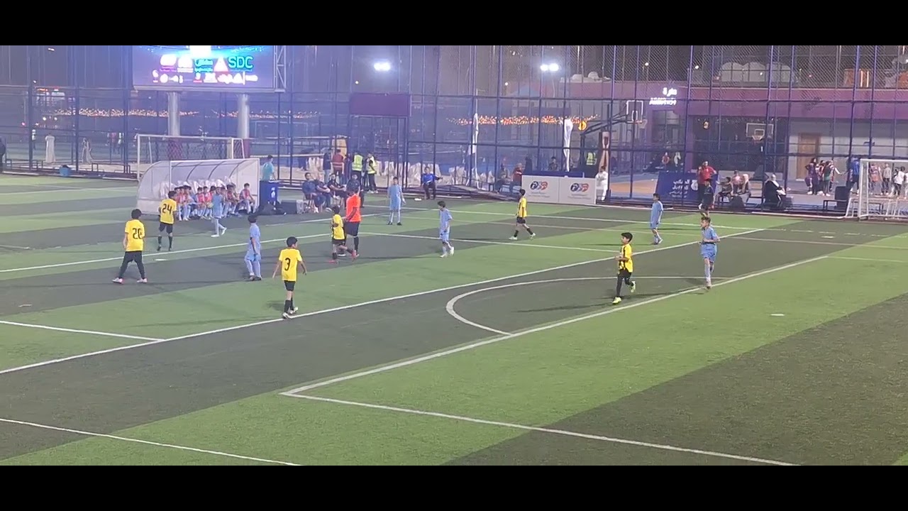 مباراة براعم الاتحاد U2013 مع أكاديمية مهد بطولة القرية الأولمبية الشوط الأول  الجزء الاول