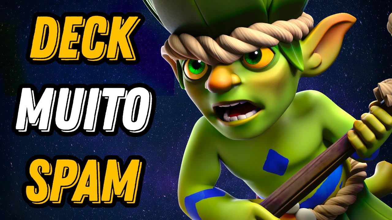 😮 ESSE DECK MUITO SPAM DE ARBUSTO ESTÁ ABSURDAMENTE FORTE! - Clash Royale