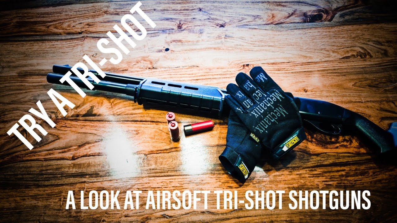 A look at Tri-shot Airsoft shotguns featuring a Cyma M870 springer. Can you run one as primary?