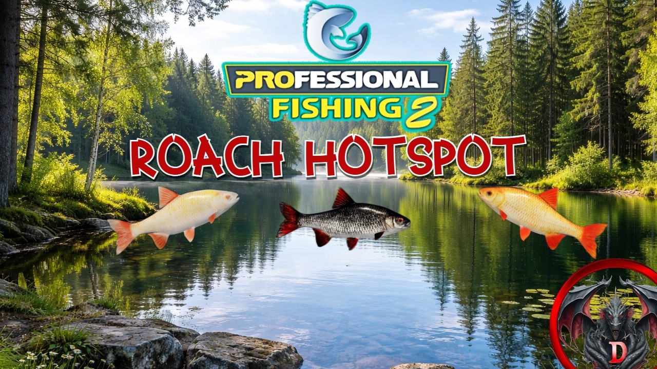 Amazing Roach Hotspot in Professional Fishing 2 Including all 3 rare variants