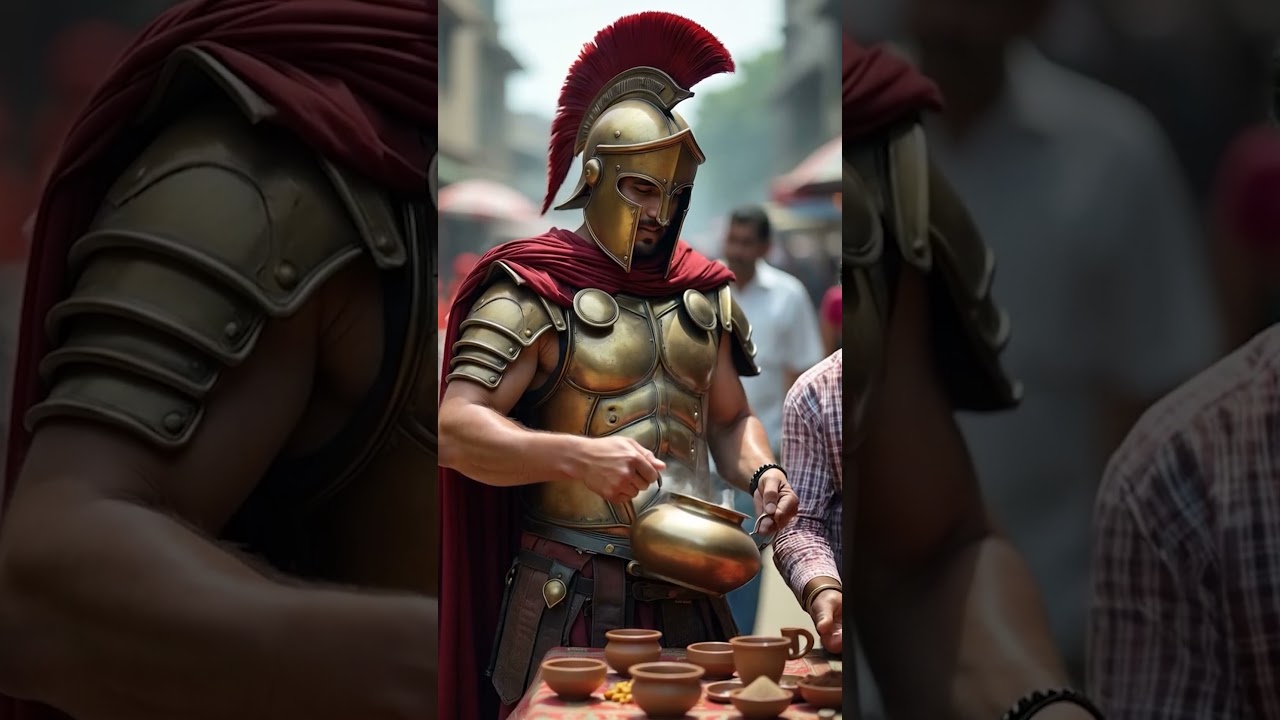 Spartan Making Tea On Street #messytv #tea #spartan