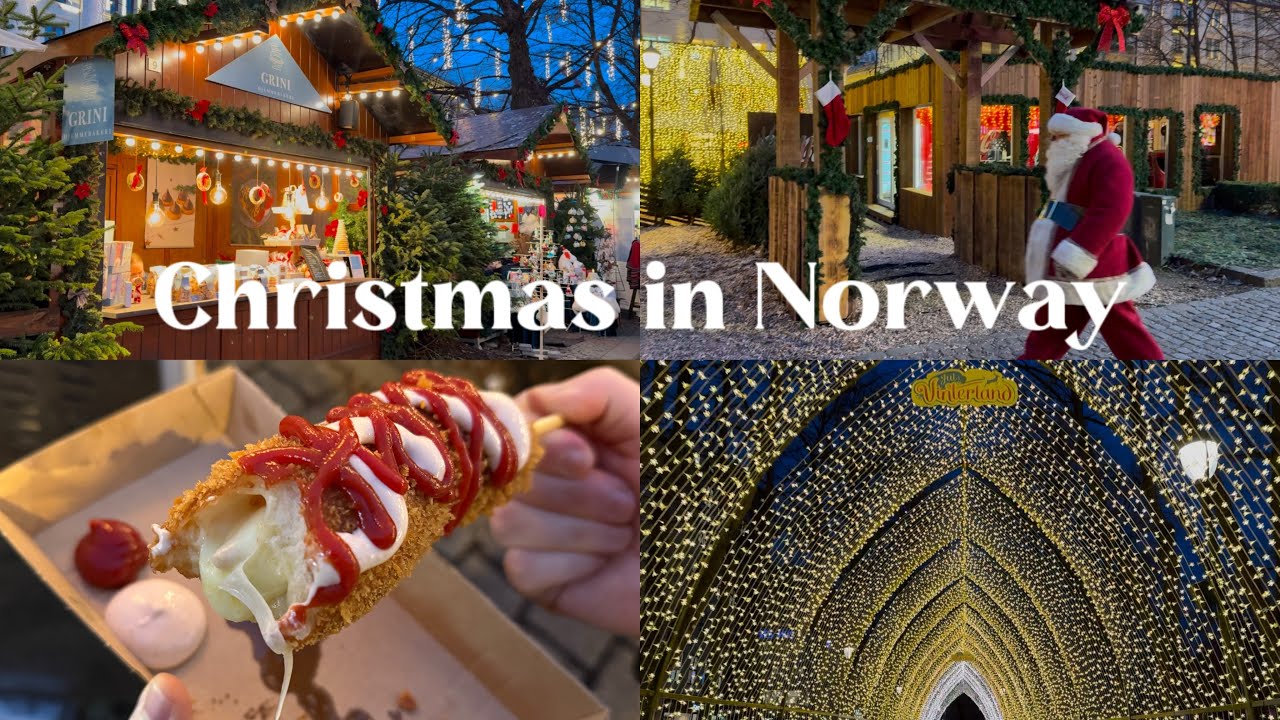 Scandinavian Christmas market🎅｜Enjoy the Winter wonderland in Norway🎄