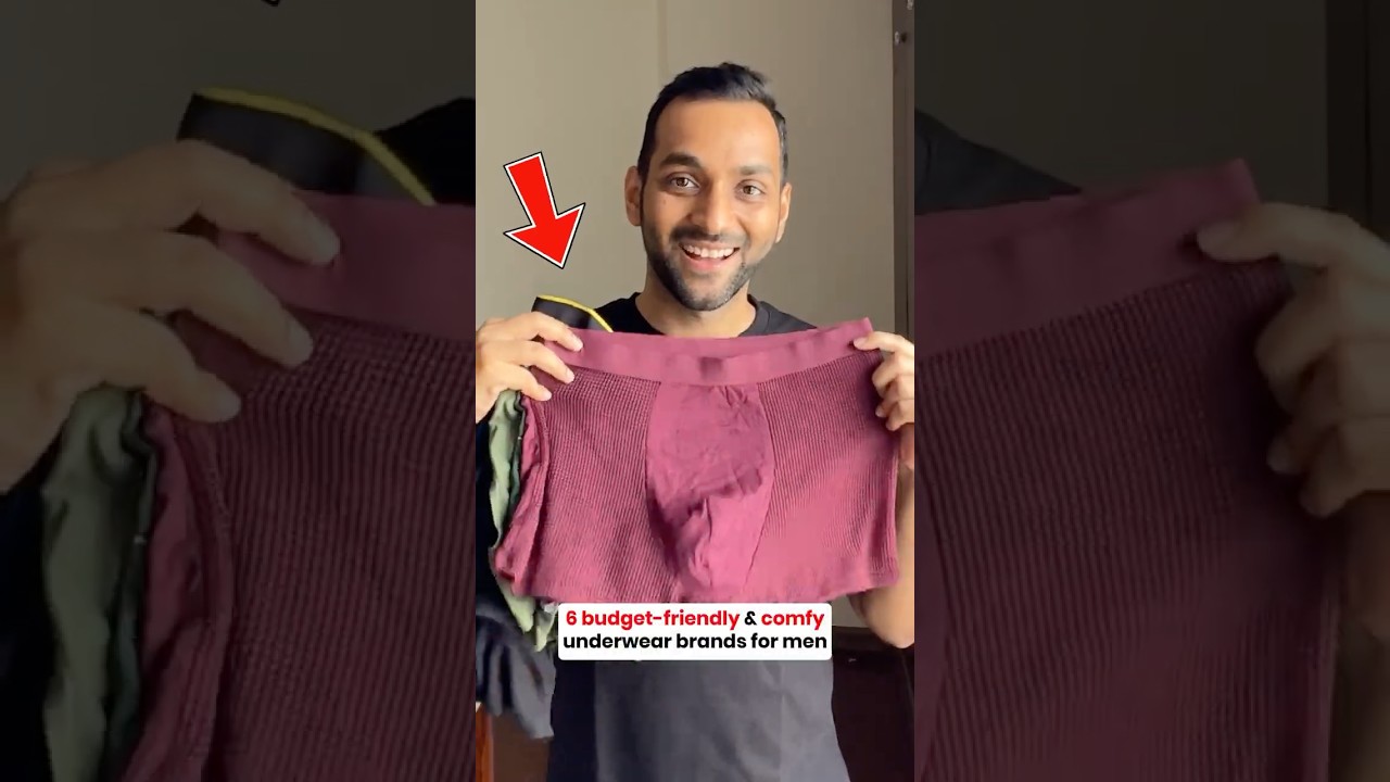 6 BEST *POUCH* UNDERWEAR FOR MEN #underwear #menshygiene #ashortaday #ytshorts #shortsindia