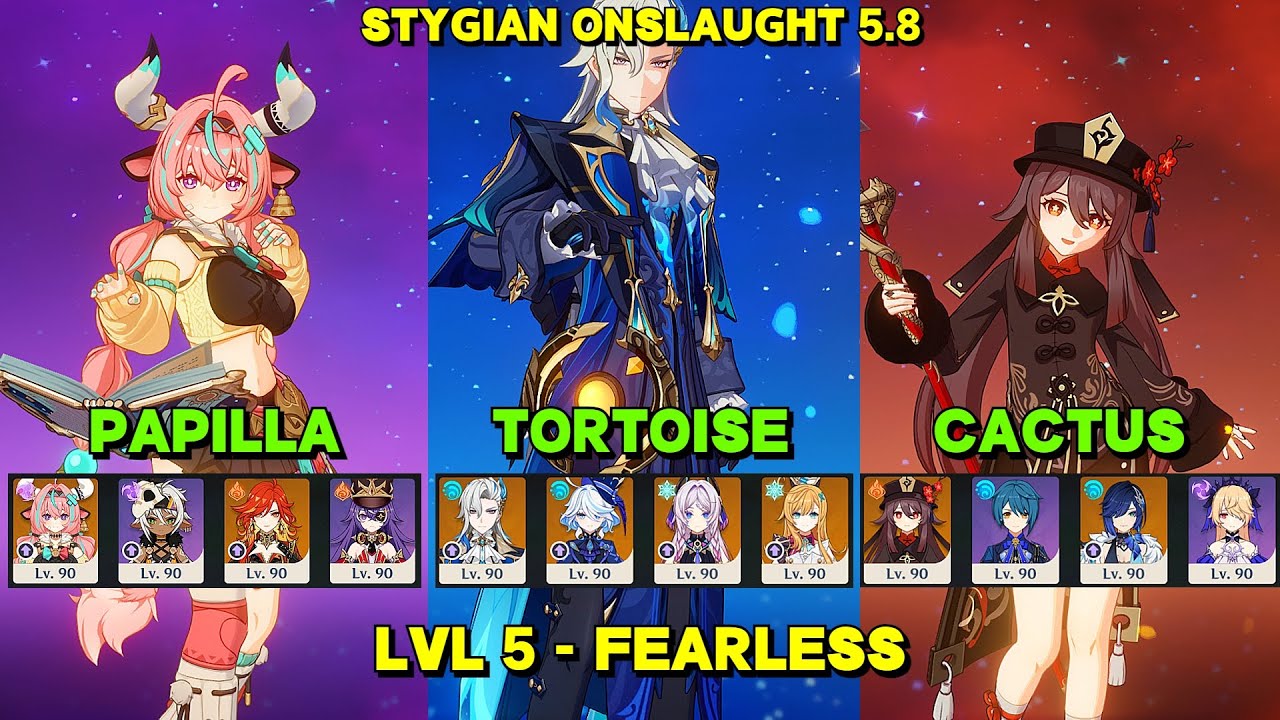 Stygian Onslaught 5.8 Level 5 Fearless | Genshin Impact