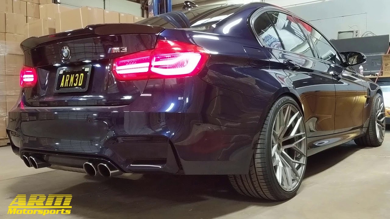 ARM F80 M3/M4 Resonated Downpipes - Startup, Idle, Revs