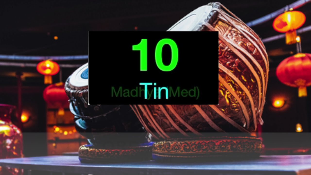TEEN TAAL | SCALE G# |130 BPM | #TEENTAAL #4THBLACK