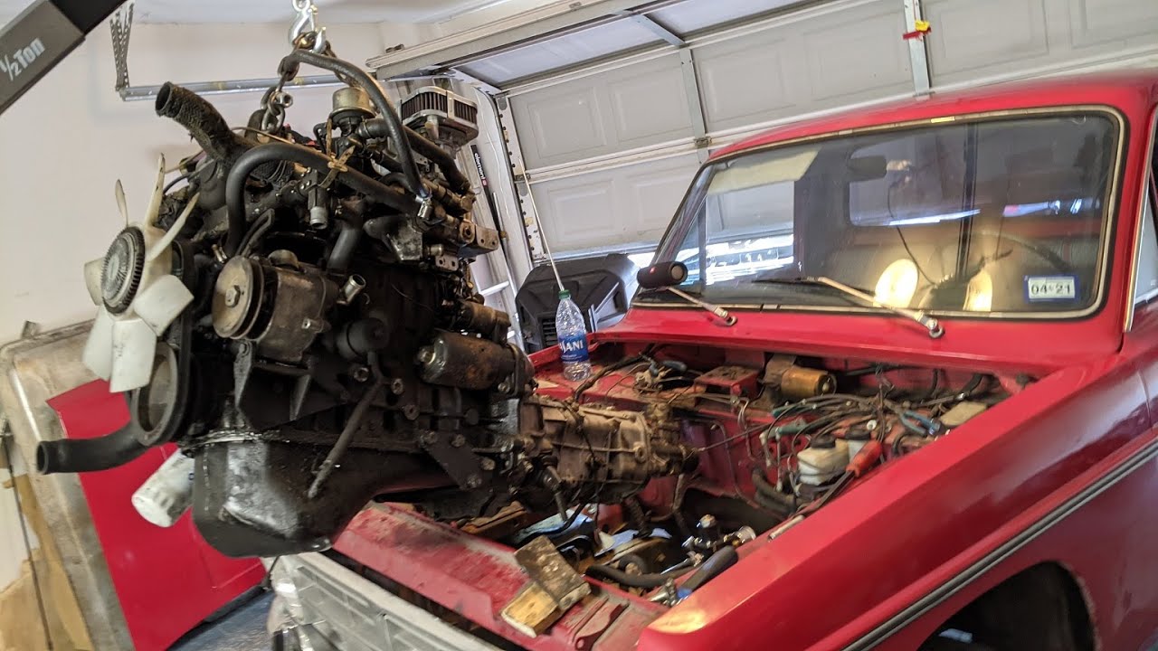 Duratec Swapping the Courier Pt.1 - Engine Removal