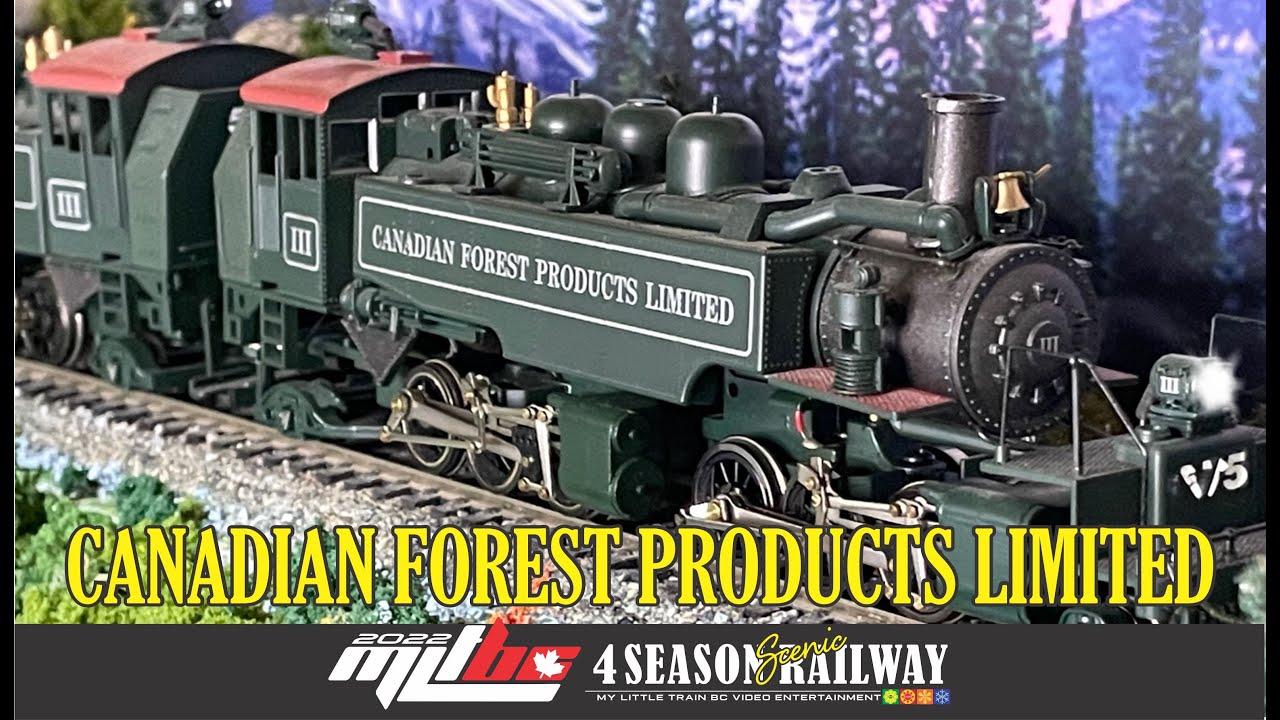 &ldquo;CANFOR&rdquo; Canadian Forest Train 2-6-6-2 HO SCALE by Mantua