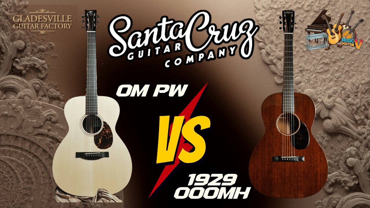 Santa Cruz - 1929 000 mahogany & OM Pre War - Demo by Michael Varecka - Gladesville Guitar Factory