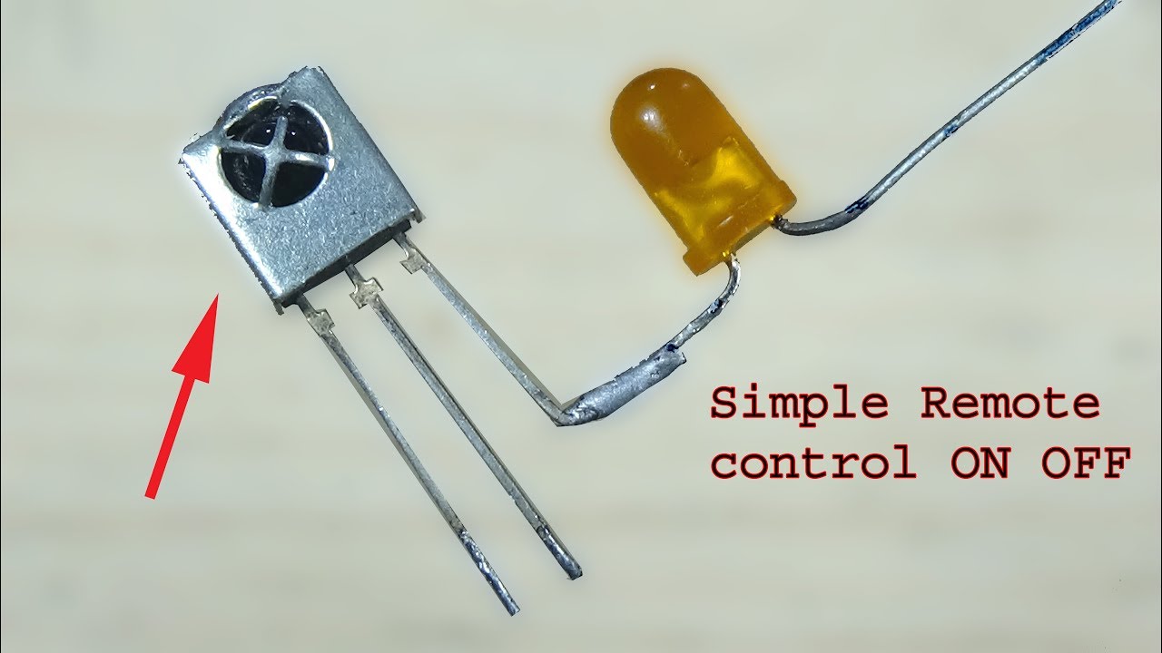 How to make Remote ON OFF, super simple remote control on off circuit