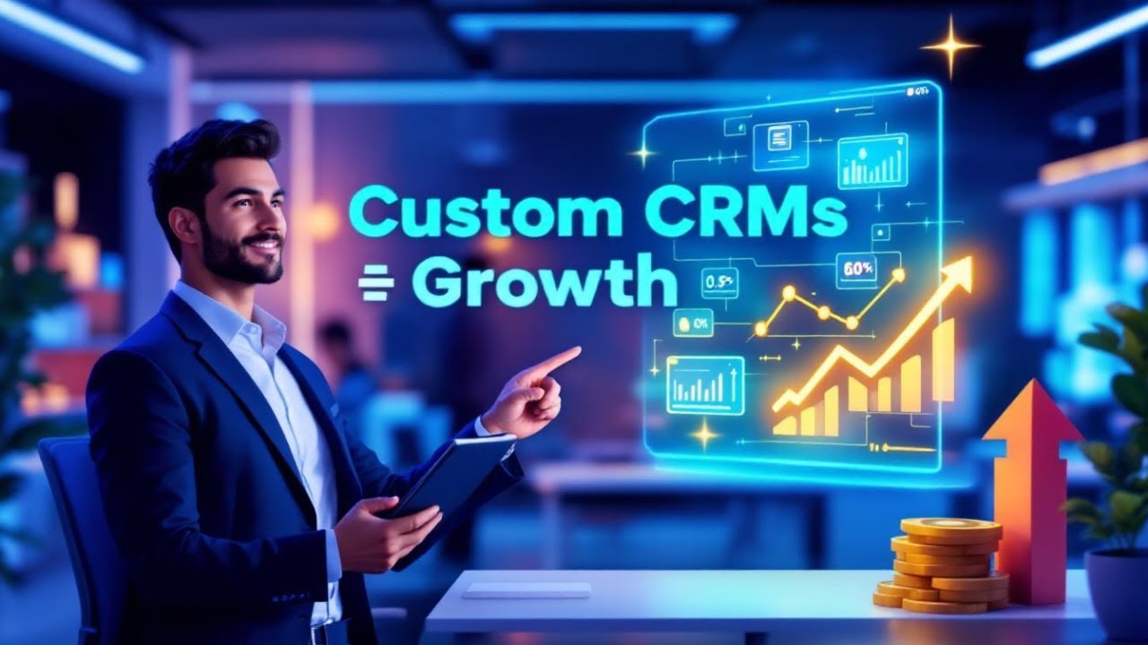 Custom CRMs: The Secret to Business Growth 🚀 #crm #crmsoftware #smallbusiness