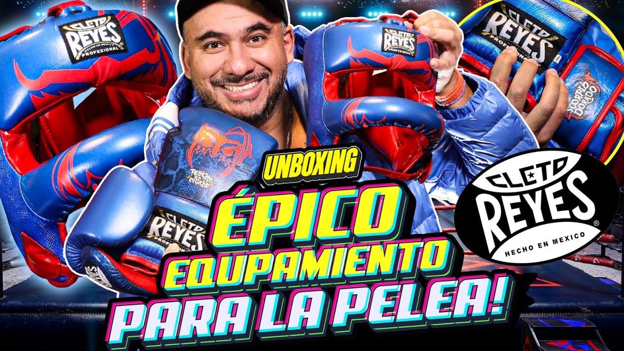 Guantes de entrenamiento/combate y Careta “Cleto Reyes” edición especial Escorpión Dorado #Unboxing