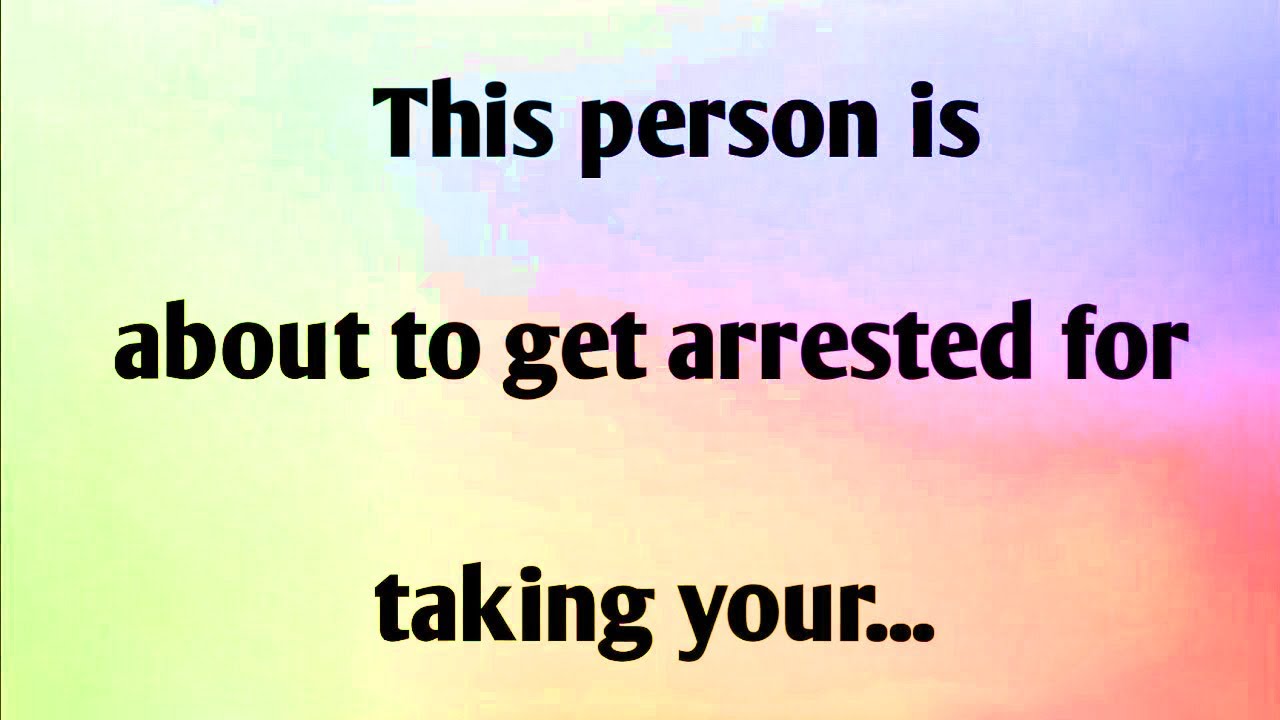 THIS PERSON IS ABOUT TO GET
